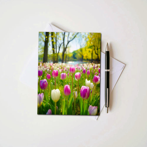A Tapestry Of Spring Note Card | Handmade Nature Stationery
